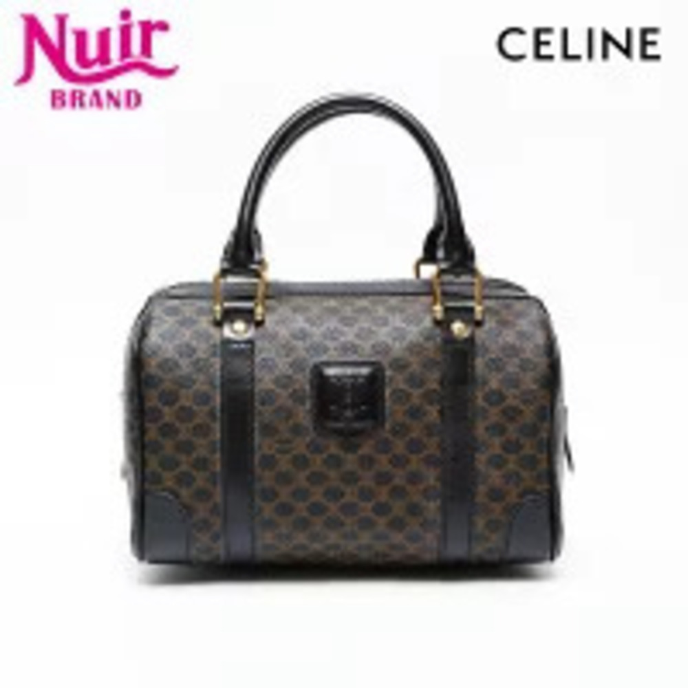 Celine Macadam Handbag Black
